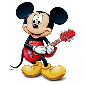 Mickey Mouse Playing Guitar Png 81 PNG image