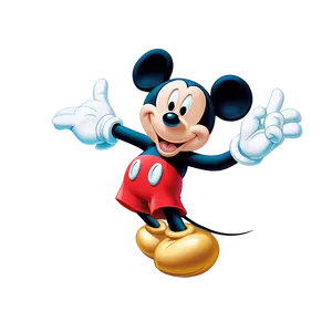 Mickey Mouse Pose Image PNG Jwe