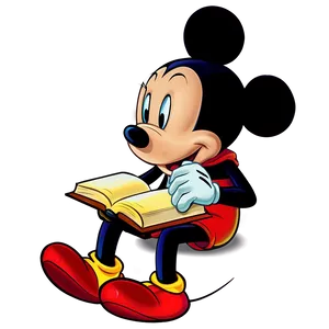 Mickey Mouse Reading Book Png 36 PNG image