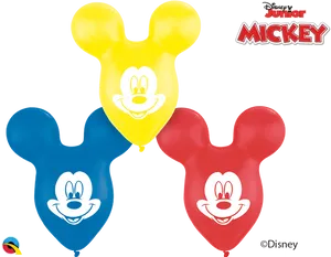 Mickey Mouse Shaped Balloons PNG image