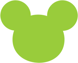 Mickey Mouse Silhouette Graphic PNG image