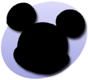 Mickey_ Mouse_ Silhouette_ Graphic PNG