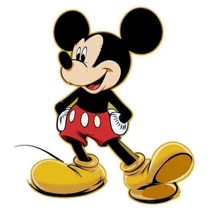 Mickey Mouse Silhouette Illustration Png Lwn PNG image