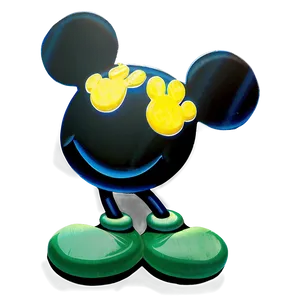 Mickey Mouse Silhouette PNG 06202024