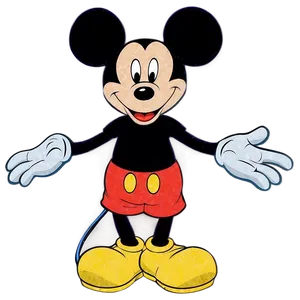 Mickey Mouse Silhouette Scene PNG Yvf PNG