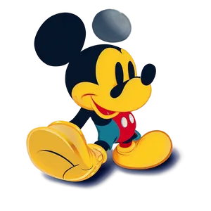 Mickey Mouse Silhouette Stencil PNG Tkh PNG