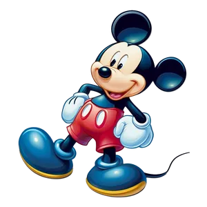 Mickey Mouse Silhouette Vinyl PNG 95