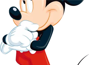 Mickey_ Mouse_ Smiling_ Vector PNG image