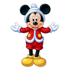 Mickey Mouse Winter Outfit Png Xsl PNG image