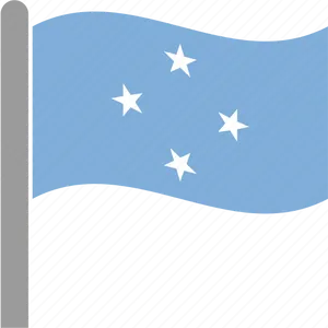 Micronesian Flag Illustration PNG image