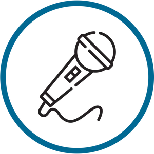 Microphone Icon Live Music PNG