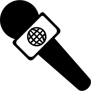 Microphone Icon Silhouette PNG image