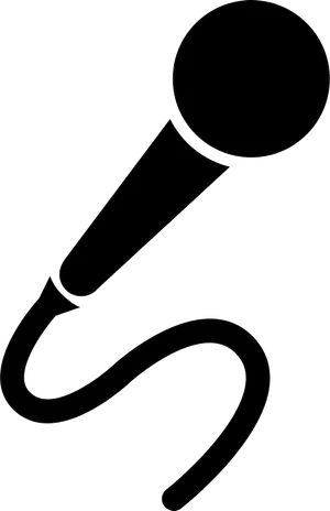 Microphone_ Outline_ Vector PNG image
