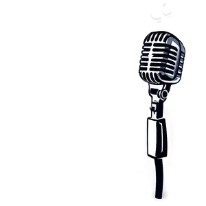 Microphone Silhouette Png 05252024 PNG image
