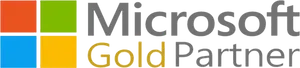Microsoft Gold Partner Logo PNG image