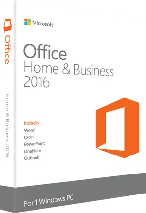 Microsoft Office Homeand Business2016 Box PNG image