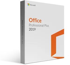 Microsoft Office Professional Plus2019 Box PNG image