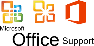 Microsoft Office Support Logo PNG image