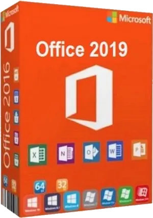 Microsoft Office2019 Software Package PNG image