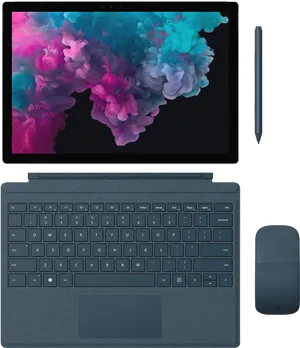 Microsoft Surface Prowith Accessories PNG image