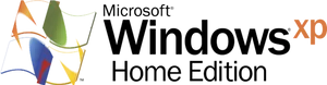 Microsoft Windows X P Home Edition Logo PNG image