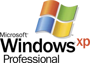 Microsoft Windows X P Professional Logo PNG image