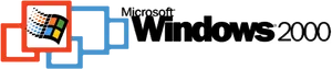 Microsoft Windows2000 Logo PNG image