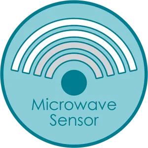 Microwave Sensor Icon PNG image