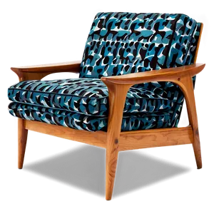 Mid-century Modern Chair Png 06282024 PNG image