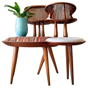 Mid-century Modern Furniture PNG Qau41