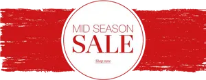 Mid Season Sale Banner