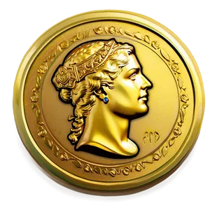 Midas Gold Coin Png Qkg19 PNG image