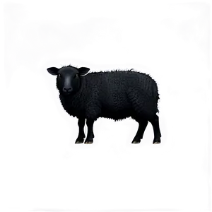 Midnight Black Sheep Png 12 PNG image