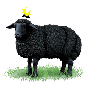 Midnight Black Sheep Png 36 PNG image