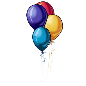Midnight Blue Balloons PNG 51 PNG