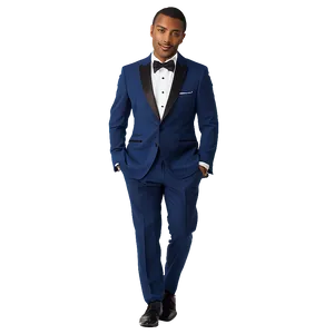 Midnight Blue Tuxedo PNG 95