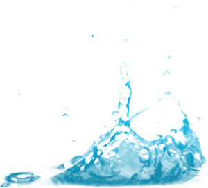 Midnight Blue Water Splash PNG image