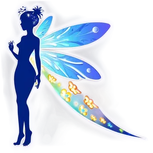 Midnight Fairy Silhouette Png Pmt46 PNG image