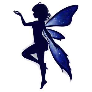 Midnight Fairy Silhouette PNG Sri