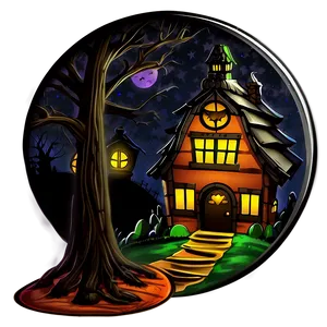 Midnight Halloween Cartoon Adventure PNG 15 PNG
