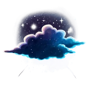 Midnight Stardust Sky Png 86 PNG image