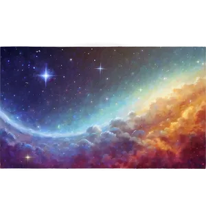 Midnight Stardust Sky Png Rej4 PNG image