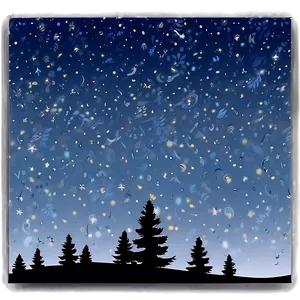 Midnight Starry Sky Background Png Aab PNG image