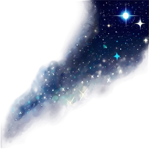 Midnight Starry Sky Background PNG Xip PNG
