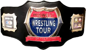 Midwest Wrestling Tour Championship Belt20182019 PNG image