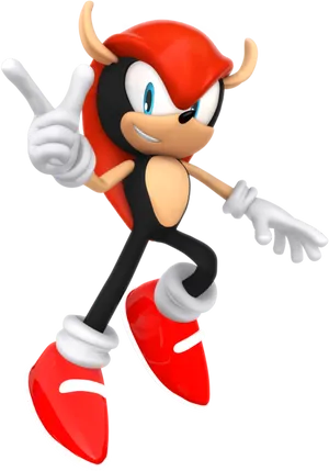 Mighty Armadillo Character Pose PNG image