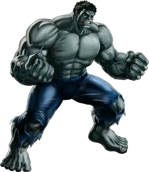 Mighty_ Hulk_ Illustration PNG