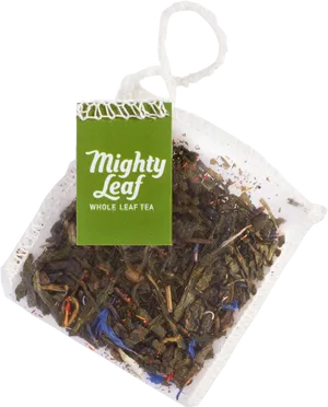 Mighty Leaf Whole Leaf Tea Bag PNG