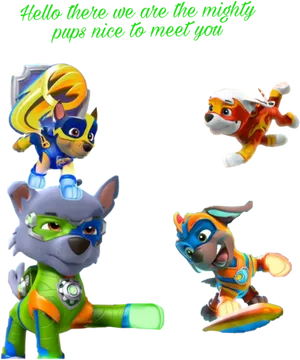 Mighty_ Pups_ Heroic_ Pose PNG image