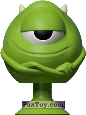Mike Wazowski Figure Smiling